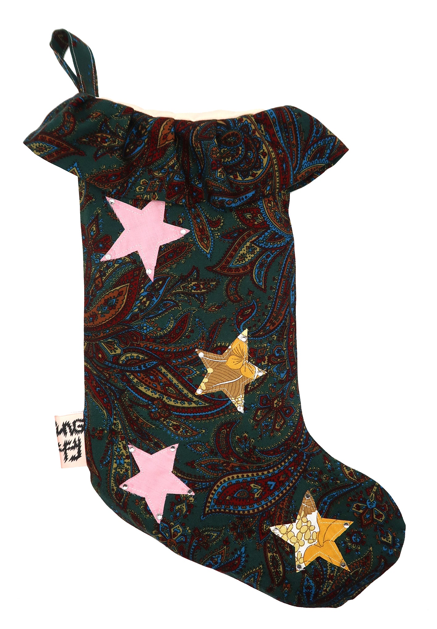 ❅  Vintage Paisley Stocking ❅ Christmas 22