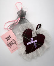 ♡ Lace Tartan Heart Decoration ♡