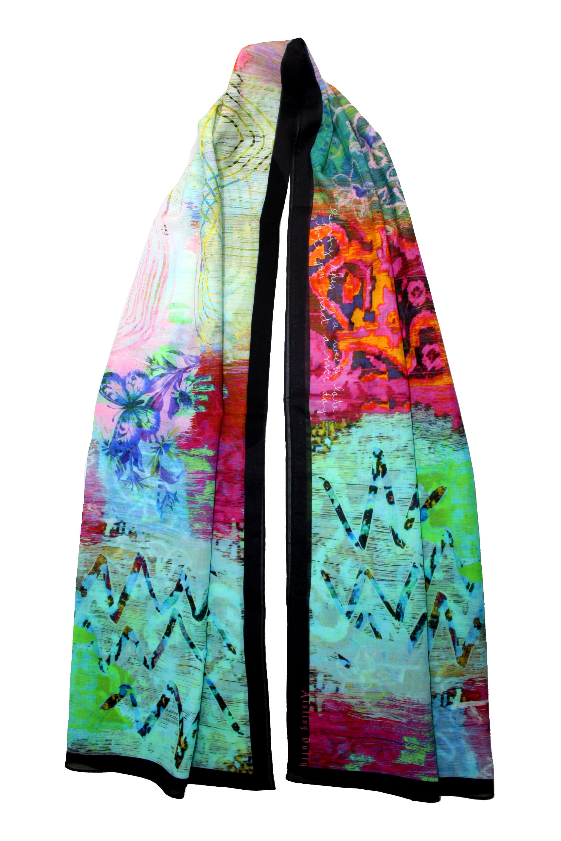 ☆ 𝘉𝘶𝘵𝘵𝘦𝘳𝘧𝘭𝘺 𝘚𝘤𝘢𝘳𝘧 ☆ 63𝘤𝘮 𝘹 180𝘤𝘮