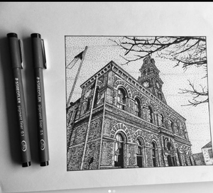 Sligo City Hall, Co.Sligo Patch ~ Medium
