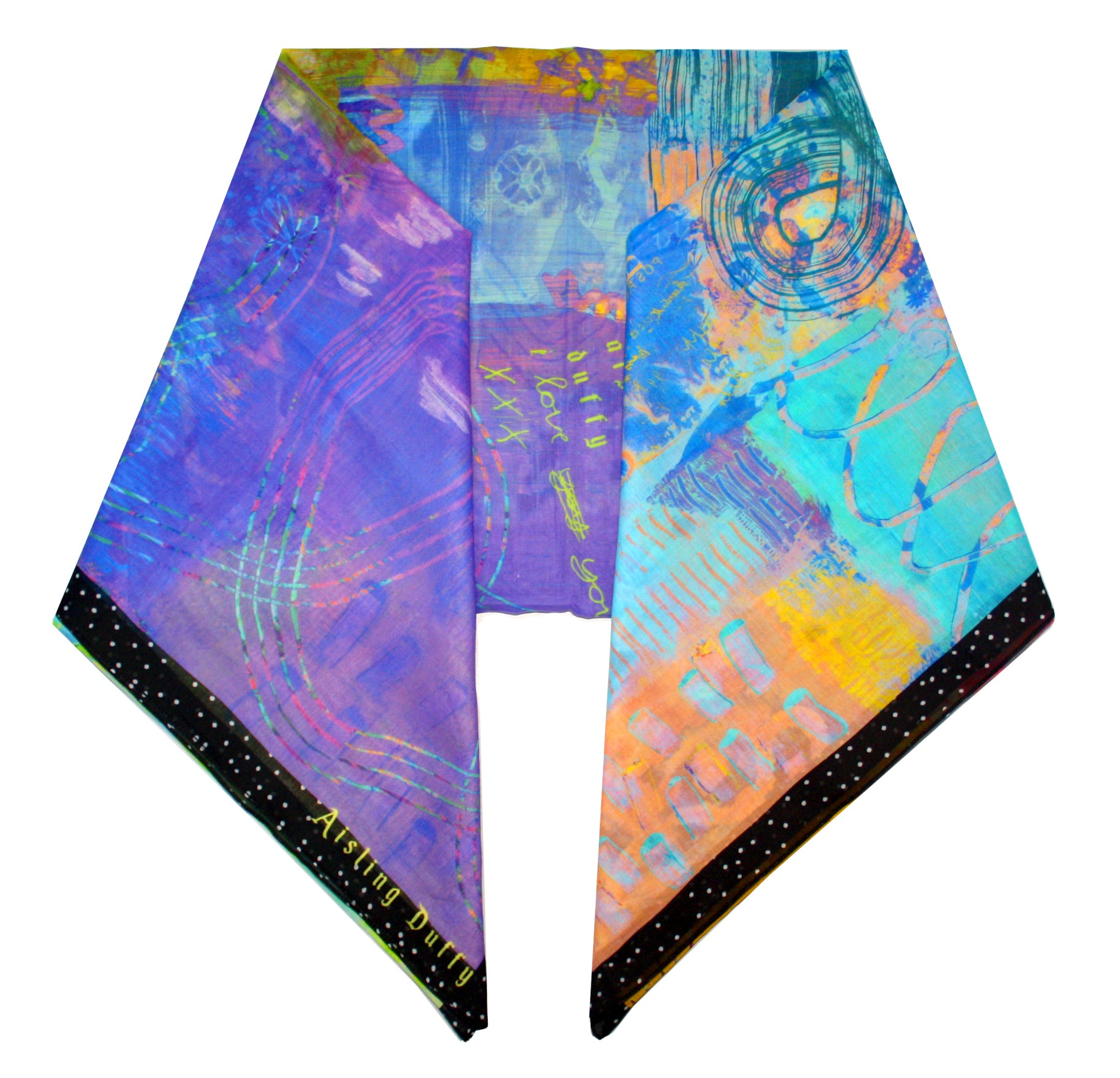 ☆ 𝘙𝘢𝘪𝘯𝘣𝘰𝘸 𝘚𝘤𝘢𝘳𝘧 ☆ 128𝘤𝘮 𝘹 128𝘤𝘮