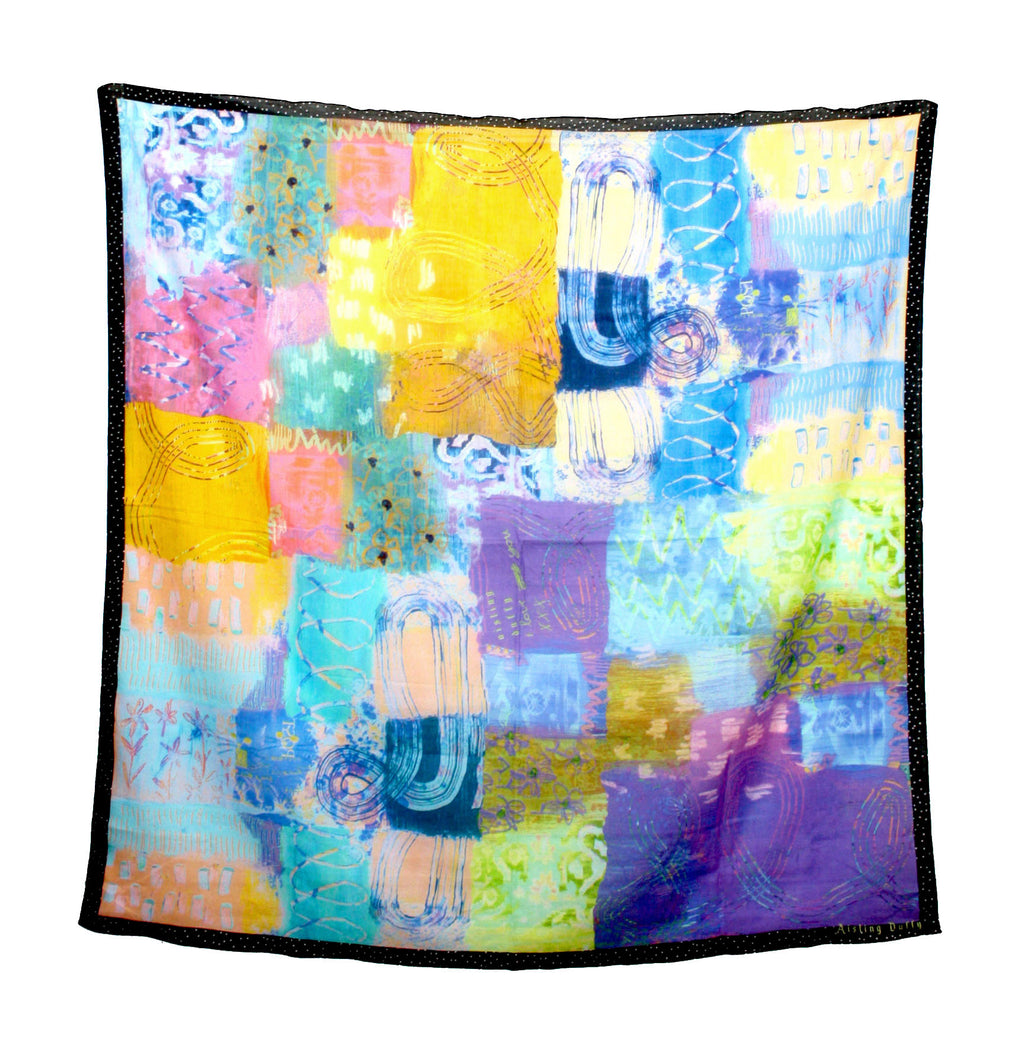 ☆ 𝘙𝘢𝘪𝘯𝘣𝘰𝘸 𝘚𝘤𝘢𝘳𝘧 ☆ 128𝘤𝘮 𝘹 128𝘤𝘮