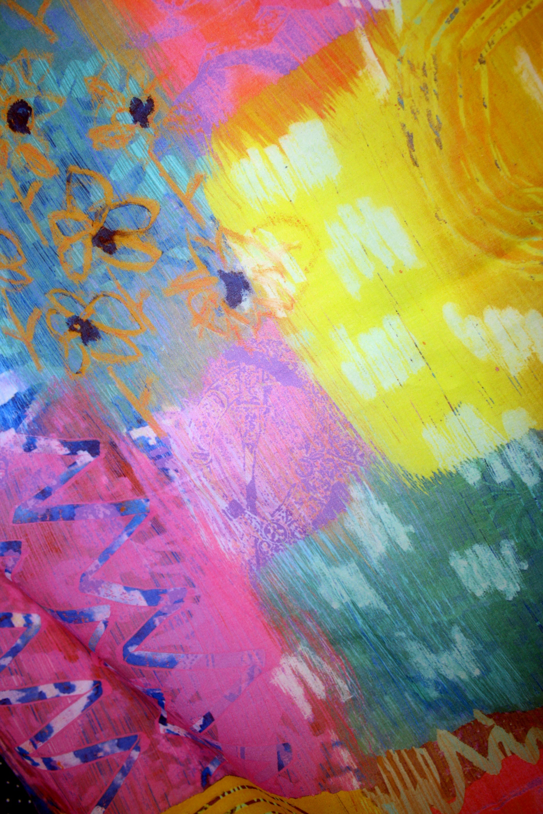 ☆ 𝘙𝘢𝘪𝘯𝘣𝘰𝘸 𝘚𝘤𝘢𝘳𝘧 ☆ 128𝘤𝘮 𝘹 128𝘤𝘮