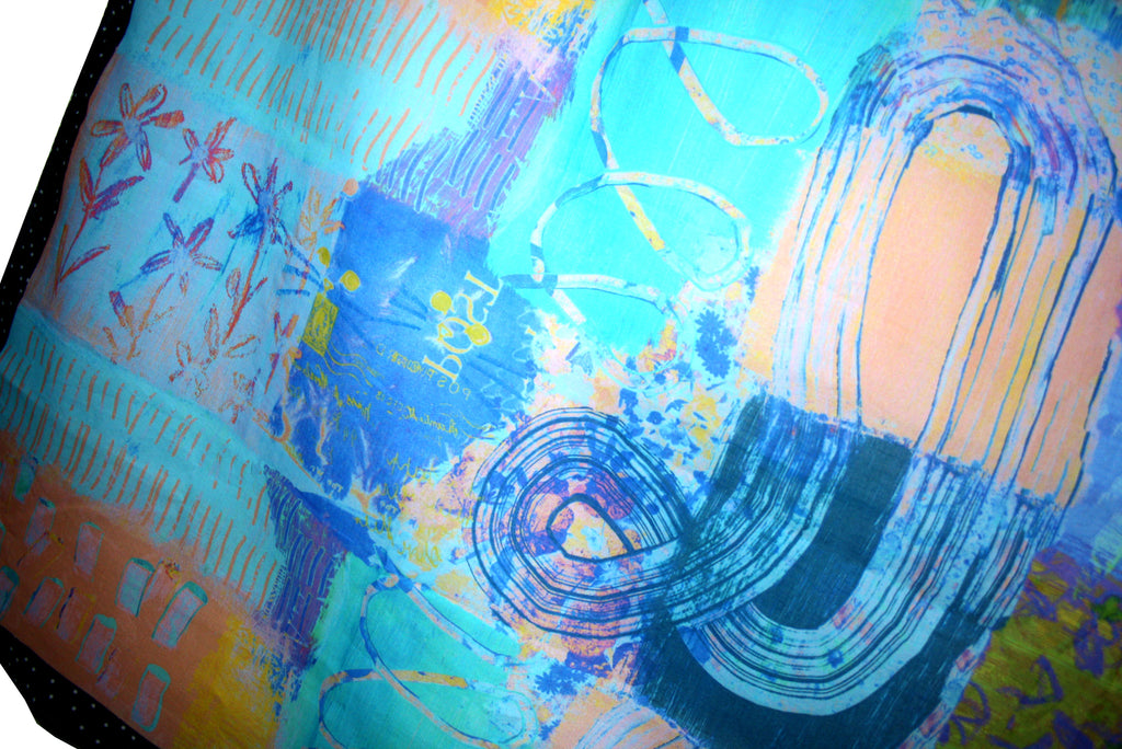 ☆ 𝘙𝘢𝘪𝘯𝘣𝘰𝘸 𝘚𝘤𝘢𝘳𝘧 ☆ 128𝘤𝘮 𝘹 128𝘤𝘮