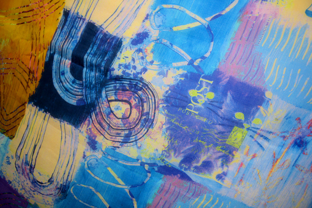 ☆ 𝘙𝘢𝘪𝘯𝘣𝘰𝘸 𝘚𝘤𝘢𝘳𝘧 ☆ 128𝘤𝘮 𝘹 128𝘤𝘮