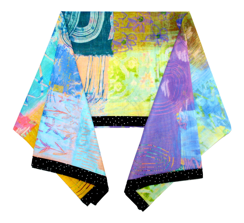 ☆ 𝘙𝘢𝘪𝘯𝘣𝘰𝘸 𝘚𝘤𝘢𝘳𝘧 ☆ 128𝘤𝘮 𝘹 128𝘤𝘮