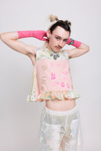 ༻❁ SWiRLY PaTCHWoRK SLeeVELESS TOP ~ 𝐌𝐄𝐃𝐈𝐔𝐌 ✧ 𝓢𝓹𝓻𝓲𝓷𝓰/𝓢𝓾𝓶𝓶𝓮𝓻 22 ❁༺