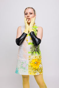 ༻❁ HaND~PRiNTED PaTCHWoRK SLeeVELESS DResS ~X𝐒𝐌𝐀𝐋𝐋 ✧ 𝓢𝓹𝓻𝓲𝓷𝓰/𝓢𝓾𝓶𝓶𝓮𝓻 22 ❁༺