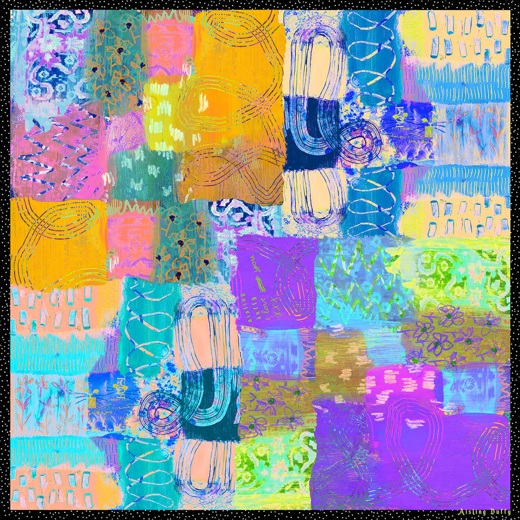 ☆ 𝘙𝘢𝘪𝘯𝘣𝘰𝘸 𝘚𝘤𝘢𝘳𝘧 ☆ 128𝘤𝘮 𝘹 128𝘤𝘮