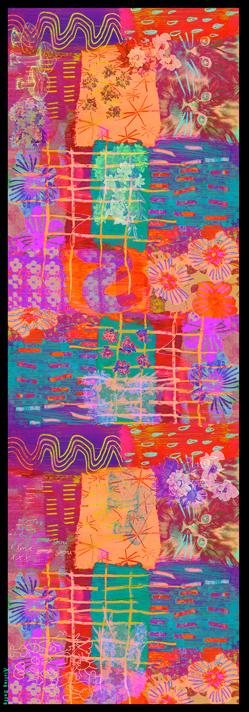 ☆ 𝘋𝘪𝘻𝘻𝘺 𝘚𝘤𝘢𝘳𝘧 ☆ 63𝘤𝘮 𝘹 180𝘤𝘮