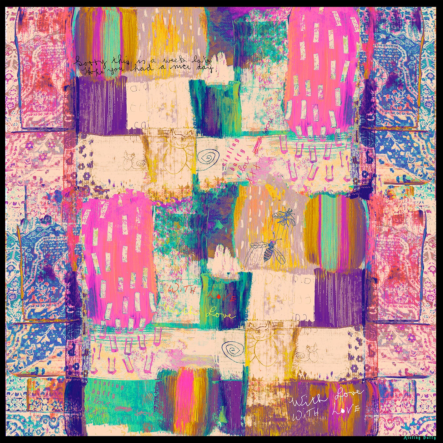 ☆ 𝘔𝘦𝘢𝘥𝘰𝘸 𝘚𝘤𝘢𝘳𝘧 ☆ 128𝘤𝘮 𝘹 128𝘤𝘮